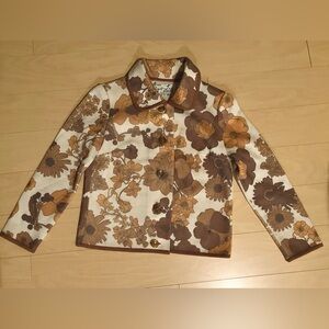 Vintage 1960s Floral Parisian Jacket